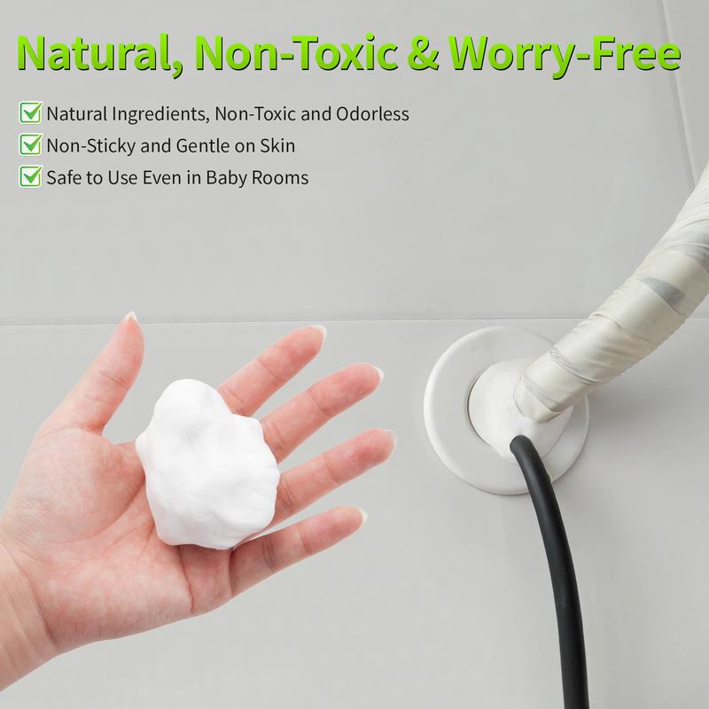 5 Pack Waterproof Sealant Mastic, Quick Mending Mud, Multi-Purpose Repair Sealing Clay for Drain Connection, Wall Hole, Air Conditioning Hole, Waterproof Seal Putty