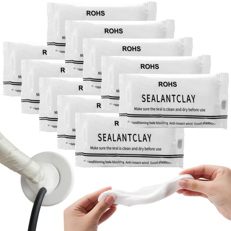 5 Pack Waterproof Sealant Mastic, Quick Mending Mud, Multi-Purpose Repair Sealing Clay for Drain Connection, Wall Hole, Air Conditioning Hole, Waterproof Seal Putty
